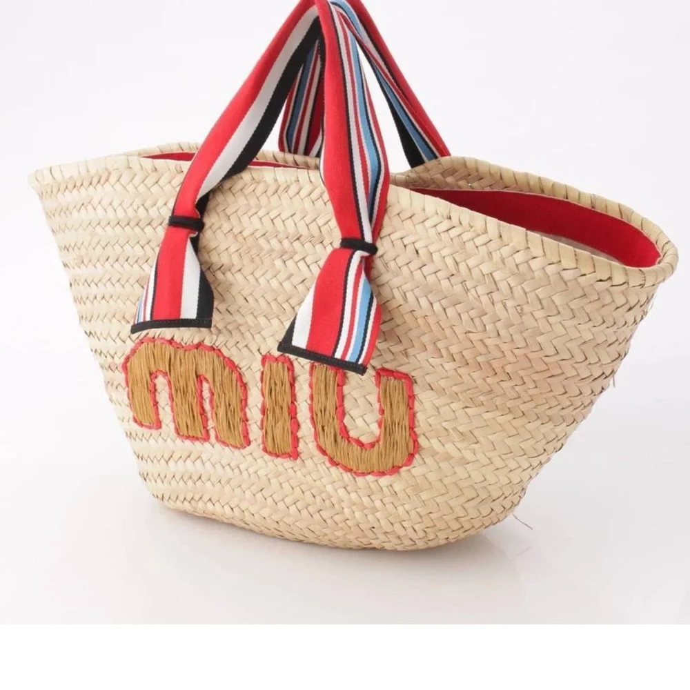 Miu Miu Raffia Handbag Basket bag - Picture 2 of 15